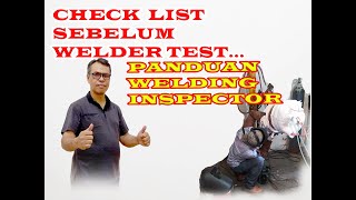 #19.CHECK LIST SEBELUM  WELDER TEST