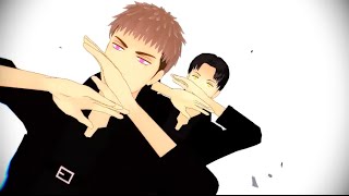 【進撃のMMD】(DarkJean/Marco)黒い親友組でGLIDE