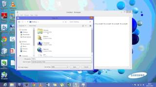 Simple Matrix Code on Command Prompt using Notepad