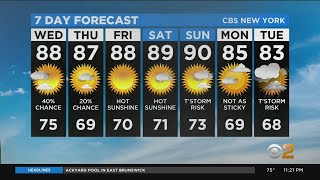 New York Weather: CBS2 6/23 Nightly Forecast at 11PM