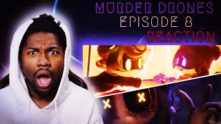 VOICE ACTOR REACTS: Murder Drones - Episode 8 +Bite Me [Nightcore Song] | FINAL NAIL IN THE COFFIN!