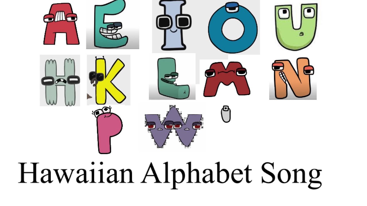 Hawaiian Alphabet Song (Alphabet Lore Version) - YouTube