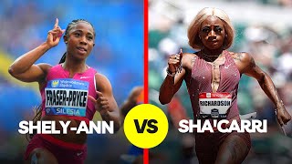 Shelly-Ann VS Sha'Carri Richardson 100m Clash! || Botswana Golden Grand Prix 2023