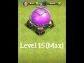 elixir storage level 1 to max clash of clans