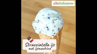 Stracciatella ijs maken 🍨🍫 Makkelijk Italiaans recept zonder ei