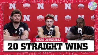 Nebraska Basketball Secures 20th STRAIGHT HOME WIN Over UCLA | Full Press Conference