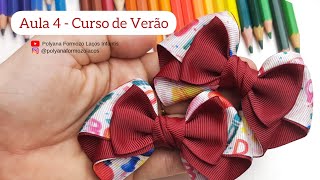 Laço Escolar - Parzinho de Laço Infantil Escolar - By Polyana Formozo