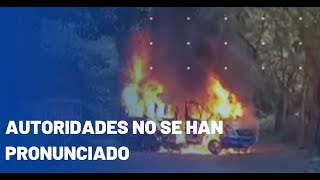 Bus de servicio público fue incinerado en el municipio de Algeciras, Huila