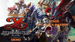 Ys IX: Monstrum Nox Demo (PS4) Gameplay | Stage: Cloaca Maxima