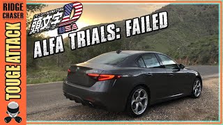 Fake Sports Sedan? 峠 2021 Alfa Romeo Giulia (part 2) POV test drive / Canyon run