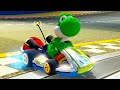 Mario Kart 8 Deluxe - Mushroom Cup 200cc (Yoshi Gameplay)