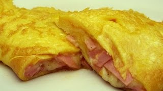 Grundrezept Omelette | Salami Omelette Rezept