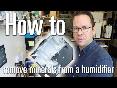 How to remove minerals / calc / limescale from a humidifier How to remove minerals / calc / limescale from a humidifier