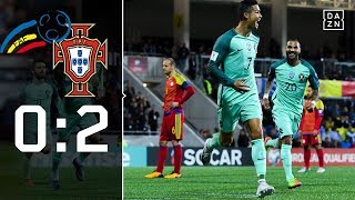 Joker Cristiano Ronaldo sticht: Andorra - Portugal: 0:2 | Highlights | WM-Quali | DAZN