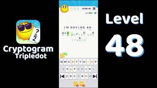Cryptogram Tripledot Level 48 Answer | SolutionGuruji