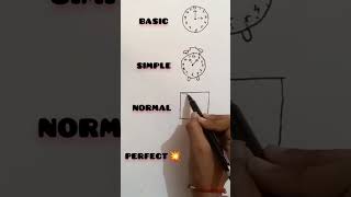 different clock⌚ #drawingtutorial #clock#different