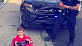 Cop Gives 1-Year-Old Driving Toy Convertible Ticket For Being Too Cute