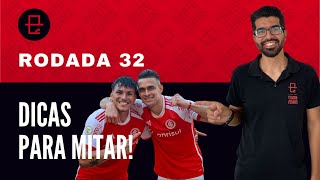 DICAS CARTOLA 2024 | RODADA 32: INTER TEM OS UNÂNIMES!