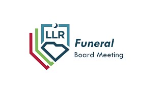 South Carolina Board of Funeral Service Live Stream
