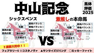 【中山記念2025】シックスペンス超良いんだが、東京の方が合ってきてるかなぁ？【馬体評価】