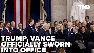 Swearing in ceremonies for President Donald Trump and Vice-President JD Vance