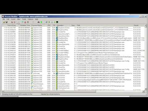 What is Process Monitor log?