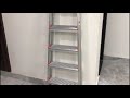 bathla advance 5 step foldable aluminium ladder unboxing