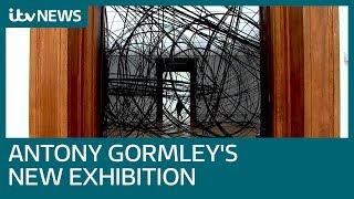 Sir Antony Gormley pushes boundaries of art with eccentric new exhibition | ITV News