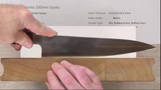 CII Bladeworks 230mm Gyuto 52100 Quick Look