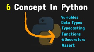 6 Python Concepts You Should Know