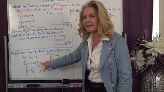 Function Notation - Lesson 8-7