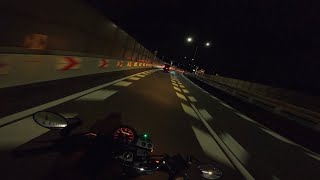 Honda VTR250 Tokyo night ride /Pure sound /Moriwaki Engineering /Japan