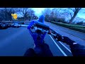 yamaha wr400 crazy ride in the city 4k raw pov wheelies stunting supermoto sunset