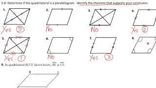 Proving parallelograms - Part 1