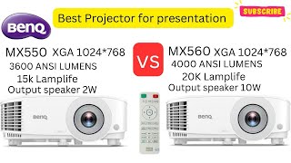 BenQ Business projector comparison MX550 Vs MX560