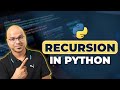 #40 Python Tutorial for Beginners | Recursion