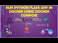 Dockerize Python Flask App Using Docker Compose | Redis Python Flask App on Docker