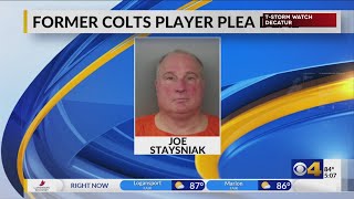 Former Indianapolis Colts player Joe Staysniak files to plead guilty in battery case