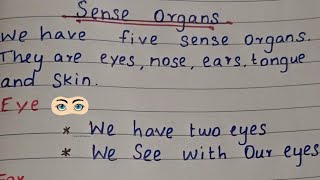 learn  sence organs  |  five sence organ uses |  sence organ