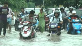 Heavy rainfall floods Patna