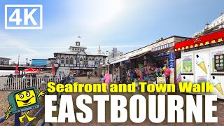 Eastbourne UK Walking Tour - Eastbourne Seafront \u0026 Town Centre