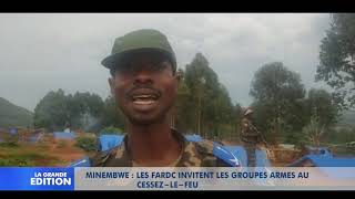 Minembwe: Les FARDC invitent les groupes armés au cessez-le-feu