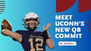 Meet Bo Polston: Get to Know UConn Football’s New QB Commit