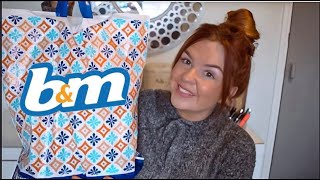 HUGE B&M HOMEWARE HAUL! COME SHOP WITH ME TO B&M! JANUARY 2021 | MOLLIE GREEN