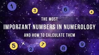 The most important numbers in numerology and how to calculate them: Life Path, Expression, Soul Urge