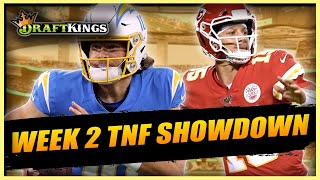 Chargers vs Chiefs: DRAFTKINGS NFL WEEK 2 TNF SHOWDOWN 2022