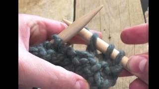 Knitting a 5 to 1 stitch decrease