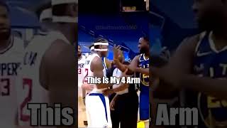 Warriors vs Clippers Flagrant Foul on the Basketball Court