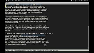 An Introduction to Programming in Emacs Lisp - Read Through - Part 1