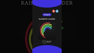 🌈 Rainbow Loader Animation | HTML & CSS